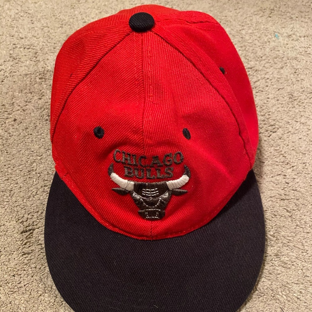Vintage Chicago Bulls Red Snapback Hat